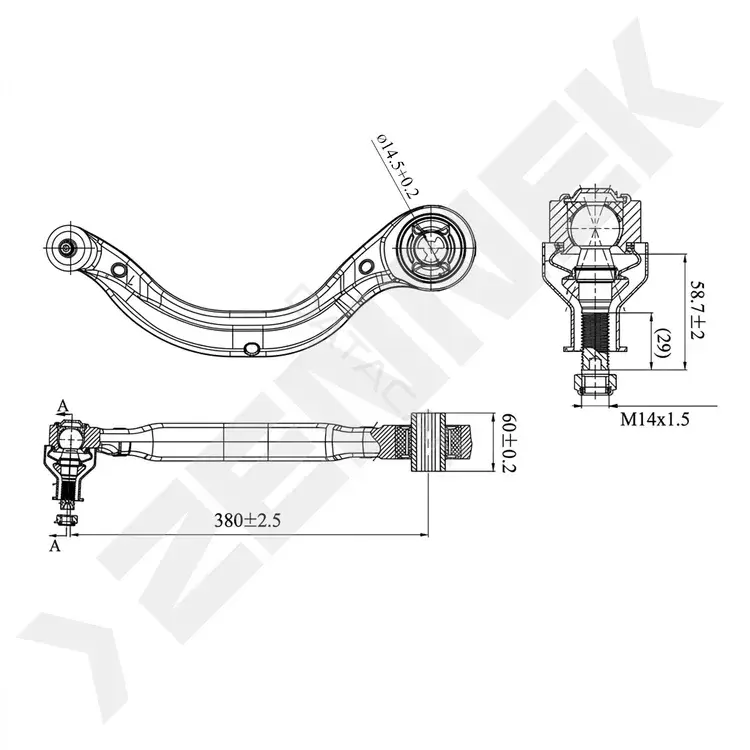 Рычаги ZENNEK DCA0349
