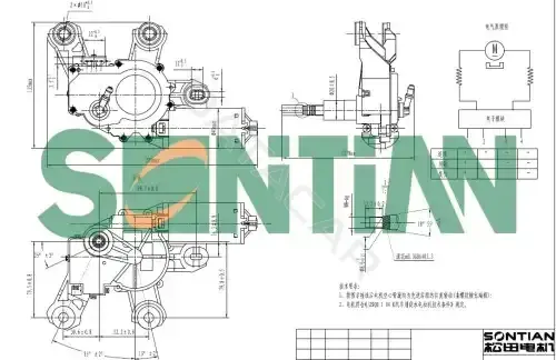 Мотор стеклоочистителя SONTIAN ZD12311