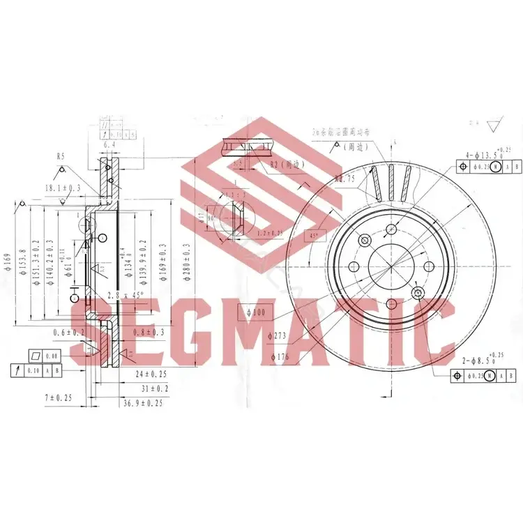 Тормозные диски SEGMATIC SBD30093020