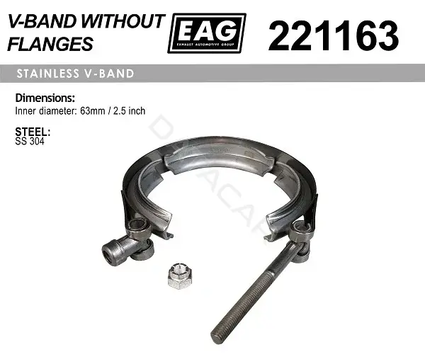 Хомут глушителя EAG 221163