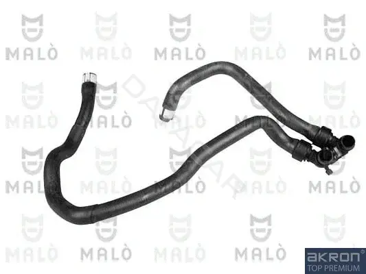 Патрубок печки MALO 183703A
