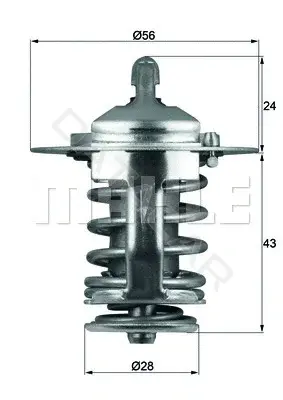 Термостат KNECHT/MAHLE TX7082