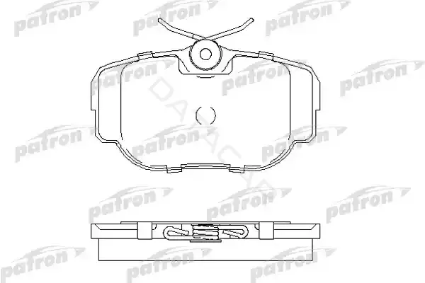 Тормозные колодки PATRON PBP981