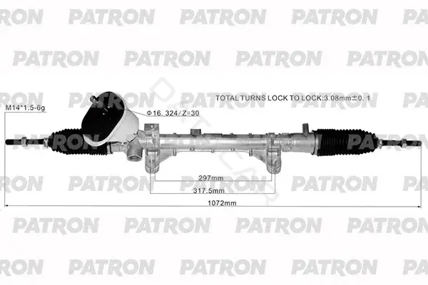Рулевая рейка PATRON PSG3143