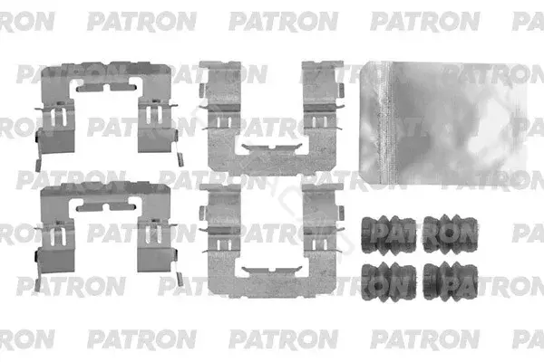 Ремкомплект тормозных колодок PATRON PSRK1458