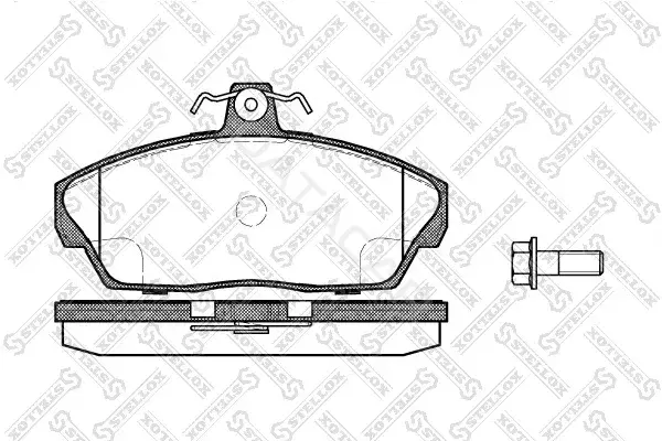 Тормозные колодки STELLOX 348010-SX