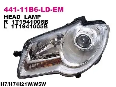 Фары DEPO 441-11B6R-LD-EM