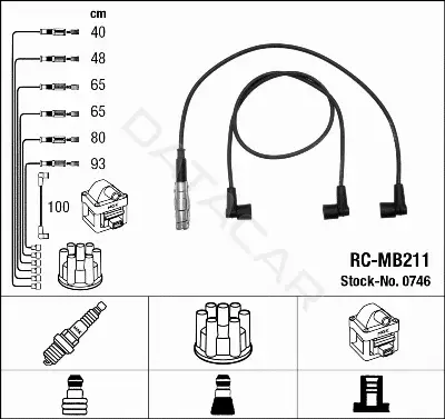 Высоковольтные провода NGK 0746
