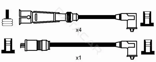 Высоковольтные провода NGK 2573