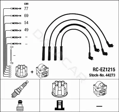 Высоковольтные провода NGK 44273