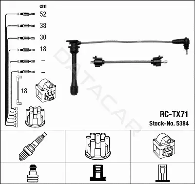 Высоковольтные провода NGK 5384