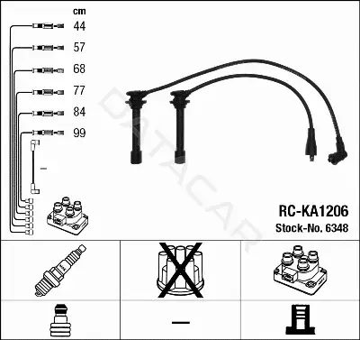 Высоковольтные провода NGK 6348