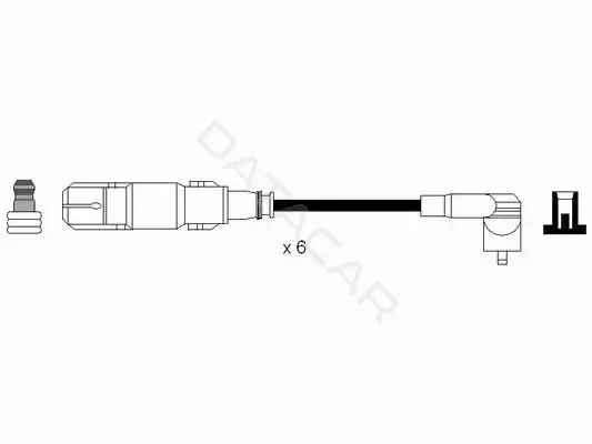 Высоковольтные провода NGK 7065