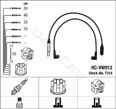 Высоковольтные провода NGK 7318