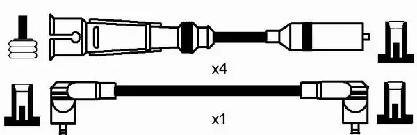 Высоковольтные провода NGK 8262