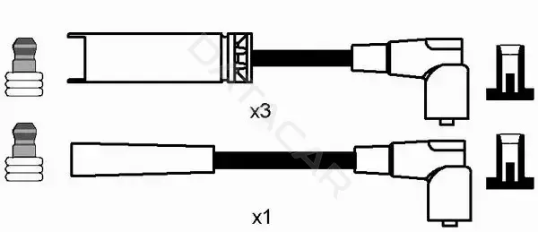Высоковольтные провода NGK 8275
