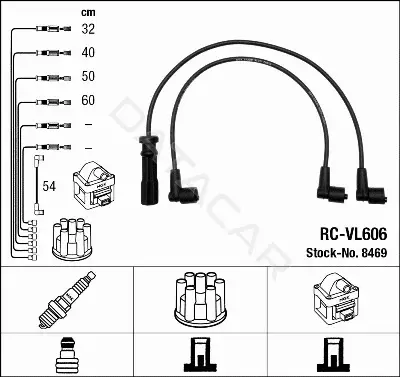 Высоковольтные провода NGK 8469