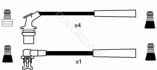 Высоковольтные провода NGK 8493
