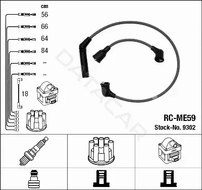 Высоковольтные провода NGK 9302