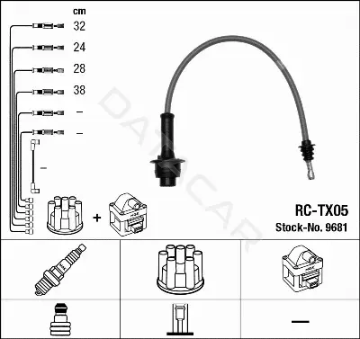 Высоковольтные провода NGK 9681