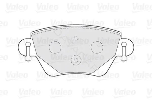 Тормозные колодки VALEO 301434