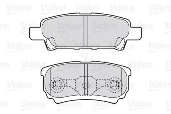 Тормозные колодки VALEO 301852