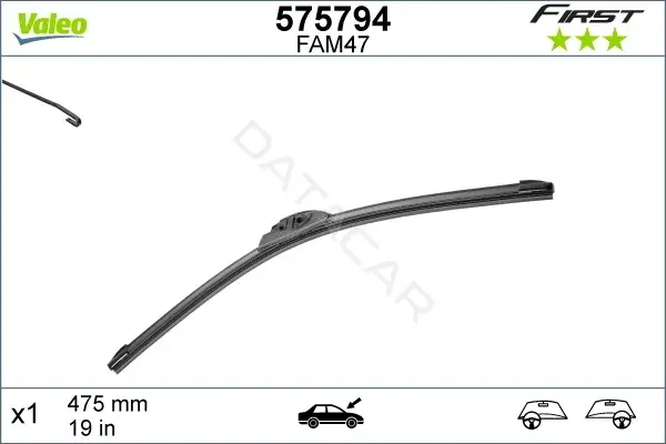 Щетки стеклоочистителя VALEO 575794
