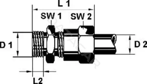 Штуцер тормозной системы WABCO 8938009640