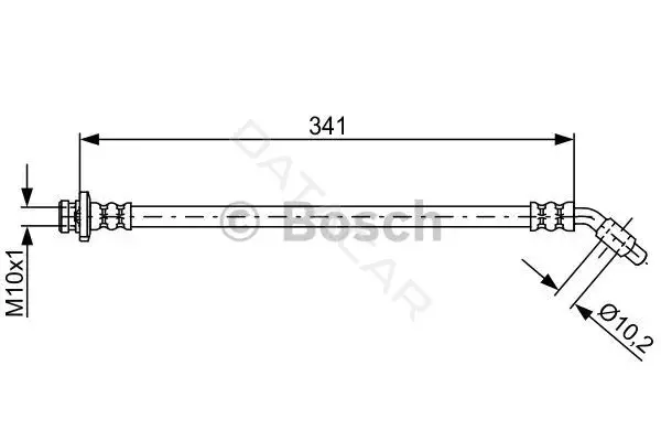 Тормозные шланги BOSCH 1987481826