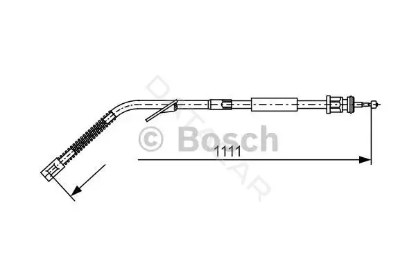 Трос ручника BOSCH 1987477126