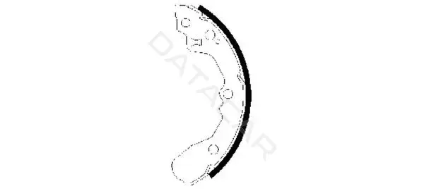 Барабанные колодки TEXTAR 91061200