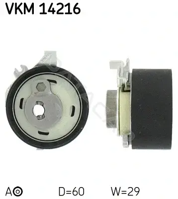Натяжной ролик ГРМ SKF VKM14216