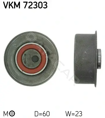 Натяжной ролик ГРМ SKF VKM72303