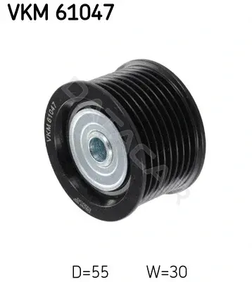 Натяжной ролик ГРМ SKF VKM61047