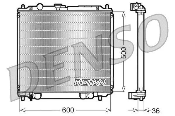 Радиатор охлаждения DENSO DRM45014