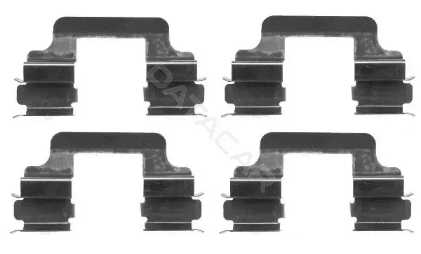 Ремкомплект тормозных колодок MINTEX MBA1610
