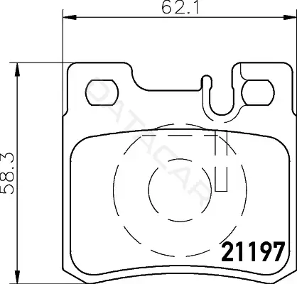 Тормозные колодки MINTEX MDB1565