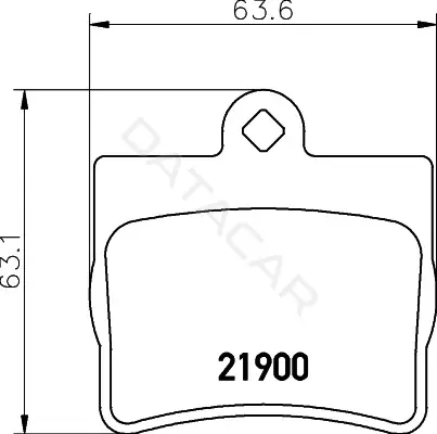 Тормозные колодки MINTEX MDB1858