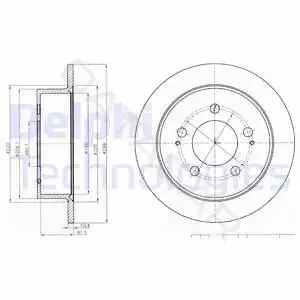 Тормозные диски DELPHI BG4220