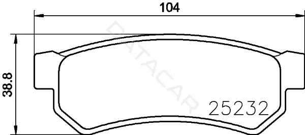 Тормозные колодки BEHR/HELLA/PAGID 8DB355029-111