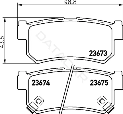 Тормозные колодки BEHR/HELLA/PAGID 8DB355012-501