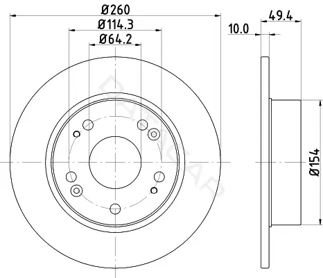 Тормозные диски BEHR/HELLA/PAGID 8DD355118-731