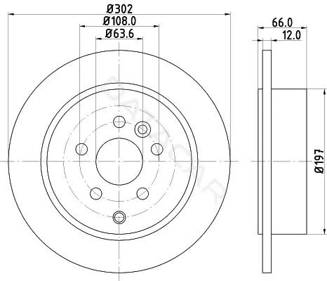 Тормозные диски BEHR/HELLA/PAGID 8DD355118-911