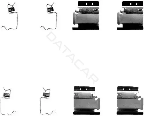 Ремкомплект тормозных колодок BEHR/HELLA/PAGID 8DZ355202-661