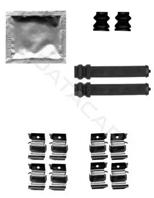 Ремкомплект тормозных колодок BEHR/HELLA/PAGID 8DZ355205-251