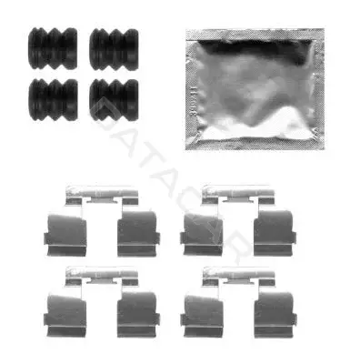 Ремкомплект тормозных колодок BEHR/HELLA/PAGID 8DZ355205-291