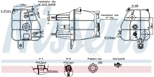 Расширительный бачок NISSENS 996307