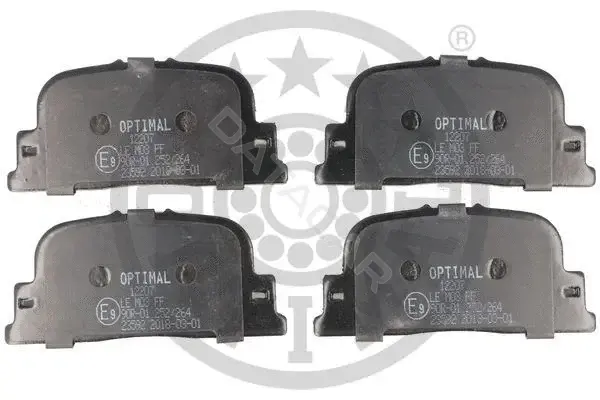 Тормозные колодки OPTIMAL BP-12207