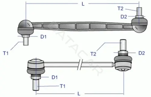 Стойки стабилизатора MOOG RE-LS-7999