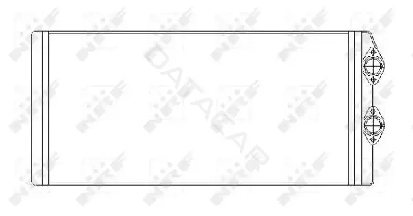 Радиатор печки NRF 53545